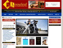 Tablet Screenshot of looseleaflaw.com